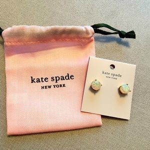 Kate Spade Glitter Gumdrop Studs ❄️